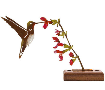 Elegant Garden Design Elegant Garden Design - Hummingbird on Salvia Tab -Painted